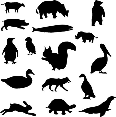 Clipart Animals Silhouette Clipart Animals Silhouette Transparent Free