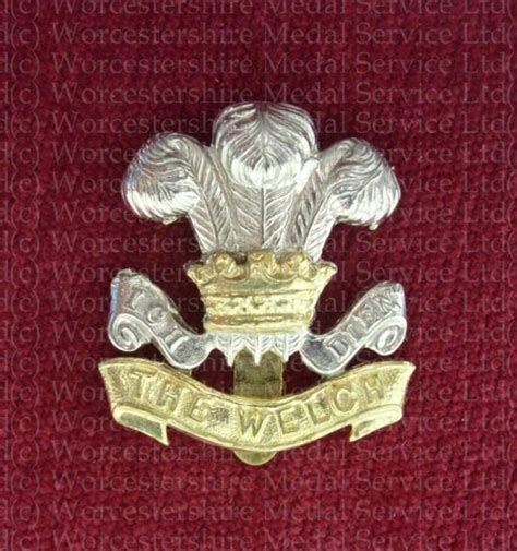 Worcestershire Medal Service Welch Regiment Worcestershire Medal