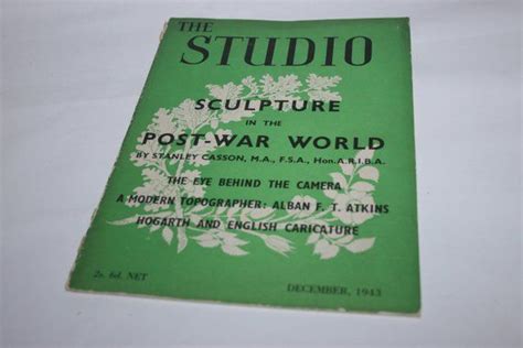 The Studio December 1943 Art History Magazine 1940s Wartime Etsy