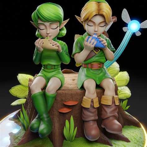artstation link and saria commissioned