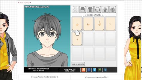 Mega Anime Avatar Creator Create Your Own Anime Avatar