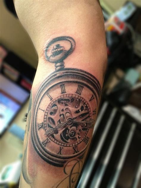 Pocket Watch Tattoos Designs Ideas And Meaning Tattoos For You