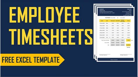 A break deduction can be entered in hours, minutes, or both. Employee Timesheets Excel Template - Time Card - Work Hours Calculator - YouTube