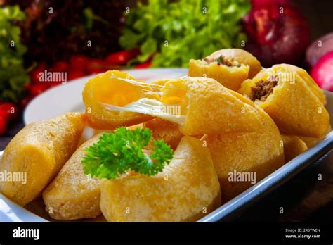 Pastel Brazilian Snack Traditional Brazilian Pastry Stock Photo Alamy