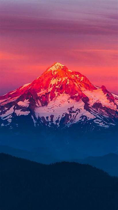 Iphone Sunrise Mountain Nature Sunset Wallpapers Snow
