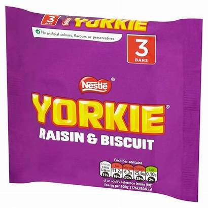 Chocolate Yorkie Biscuit Raisin Bar Multipack Ocado