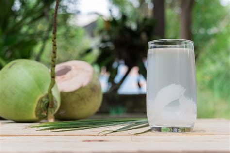 It has something to do with the buoyancy force which is higher when the object on water is empty inside. Coconut Water - What You Need to Know
