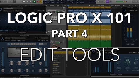 Logic Pro X 101 04 Audio Edit Tools Snap Modes And Edit Functions