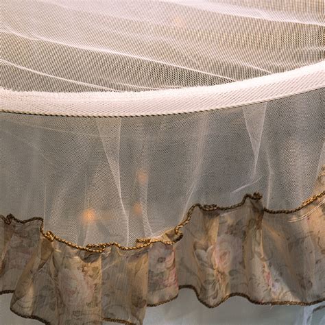 Princess Hanging Round Lace Canopy Bed Netting Comfy Student Dome