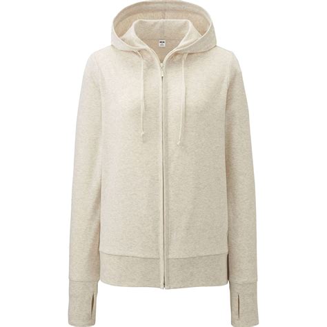 Uniqlo Women's Uv Cut Zip-up Hoodie in Beige (NATURAL) | Lyst