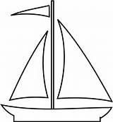 Images of Sailing Boat Outline