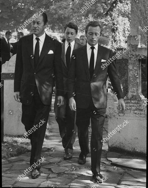 Rex Harrison Actor Funeral Wife Kay Editorial Stock Photo Stock Image