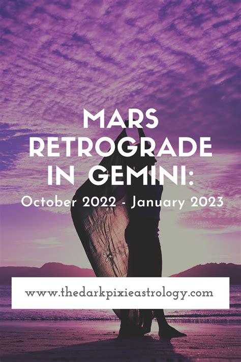 Mars Retrograde In Gemini October 2022 January 2023 Seeking
