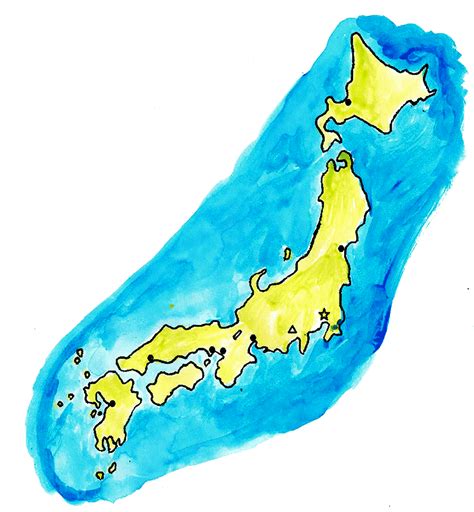 Printable Map Of Japan Coloring Library