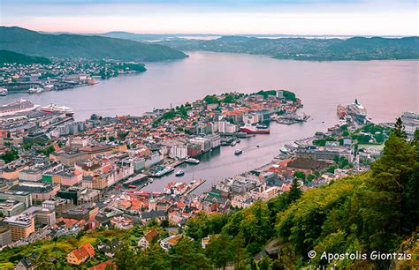 Bergen Panorama Panorama Of Bergen Norway Seen From Mt Flickr