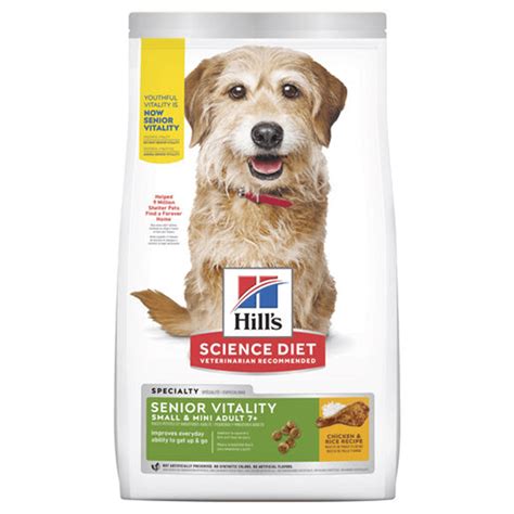 Hills Adult Dog 7 Senior Vitality Small And Mini Agline
