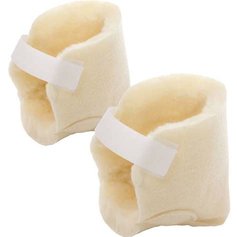 Essential Medical Supply Sheepette Synthetic Lambskin Heel Protectors