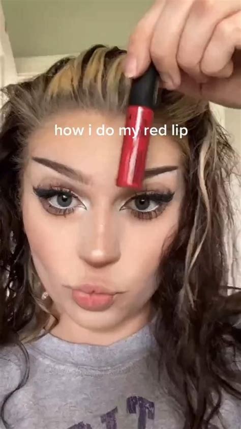Red Lip Hacks Makeup Tutorials By Suzisina Pinterest Eye Makeup