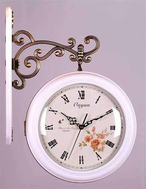 Simply Antique White Decorative Clock 15210 Retroanddecor