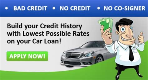 It is difficult to obtain car loans with no down payment and bad credit as not many traditional loan dealers such as banks or credit unions indicate willingness to work with individuals who have less than desirable credit but everyone might not have enough money for paying a hefty down payment. Subprime Auto Lenders - The Specialist for Guaranteed Approval on Bad Credit Car Financing ...