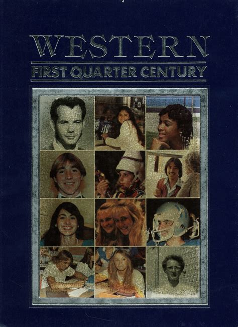 1982 Yearbook From Western High School From Anaheim California