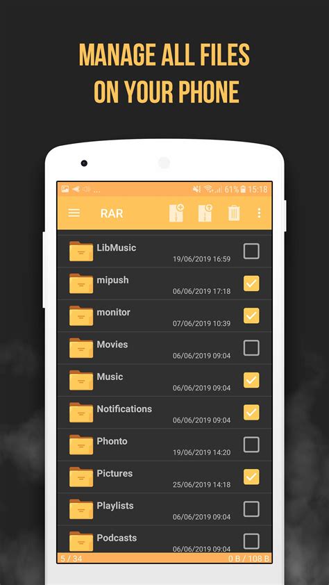 Rar File Extractor And Zip Opener File Compressor For Android Apk