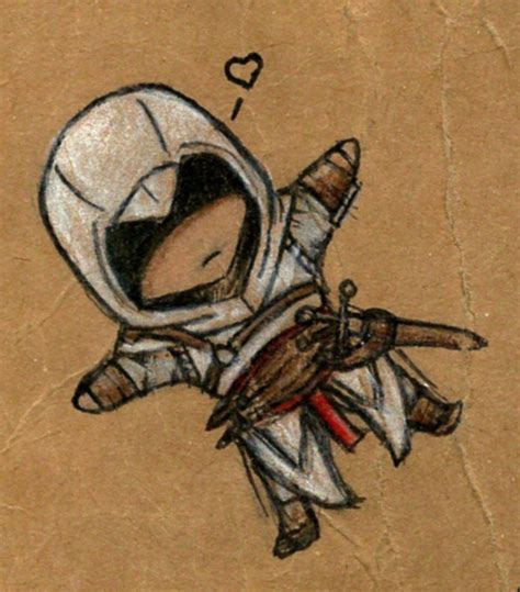 Altair Chibi By Xaharah On Deviantart Assassins Creed Dibujos