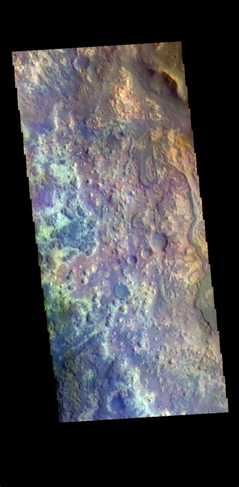 Mawrth Vallis False Color Nasa Mars Exploration