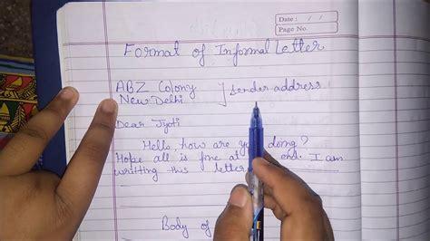 When writing a letter to a friend in telugu, it is ok to be personable. B.com 2nd Year English Letter Format (FORMAL & INFORMAL ...
