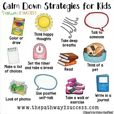 Calm Down Strategies Kids Coping Skills Coping Skills