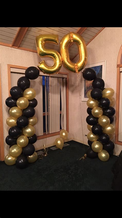 Balloon Arch For Birthday Party 50th Birthday Decorations 50th