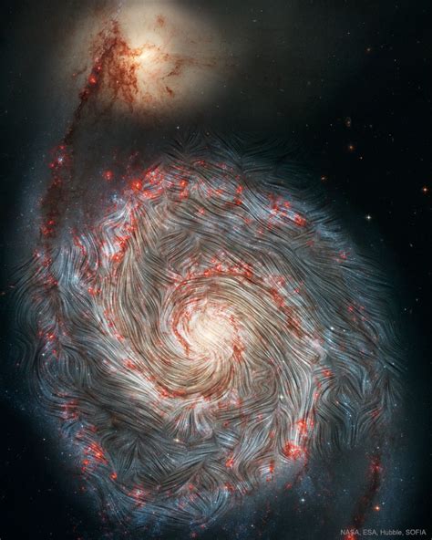 The Magnetic Field Of The Whirlpool Galaxy Laptrinhx