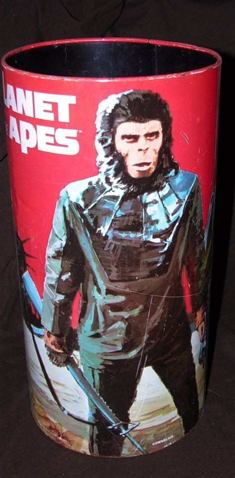 vintage planet of the apes trash can garbage can 1967 classic film apjac classic films planet