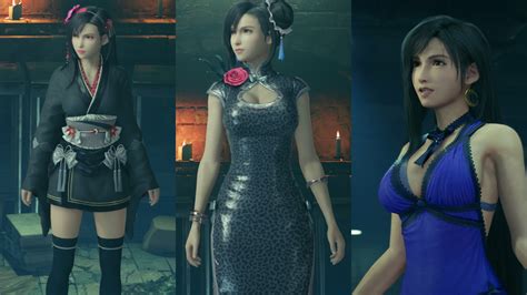 Final Fantasy Vii Remake Dresses How To Get Every Dress For Tifa