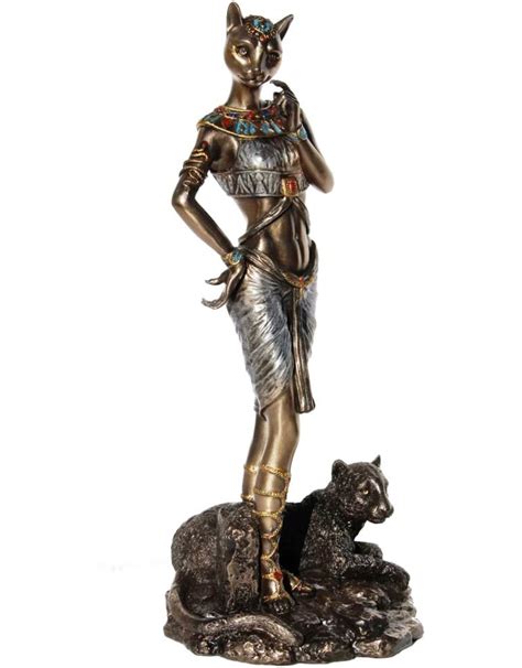 Goddess Bastet With Panther Veronese Design Boutique Trukado