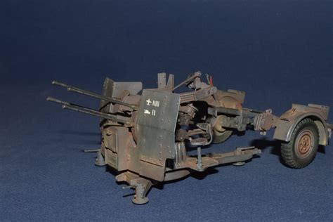 2cm Flakvierling 38 — Каропкару — стендовые модели военная миниатюра