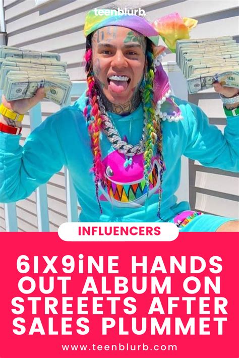 6ix9ine Hands Out Album On Streets After Sales Plummet Cool Watches
