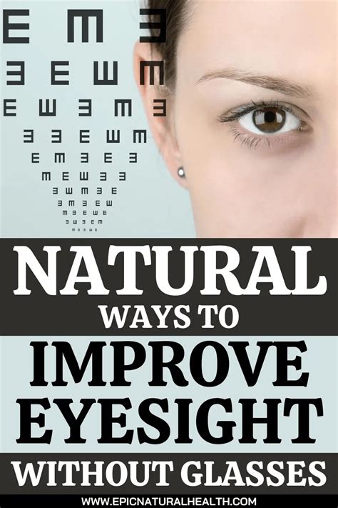 10 Natural Ways To Improve Eyesight Without Glasses Epic Natural Health