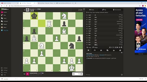 Live Chess Chess Com Youtube