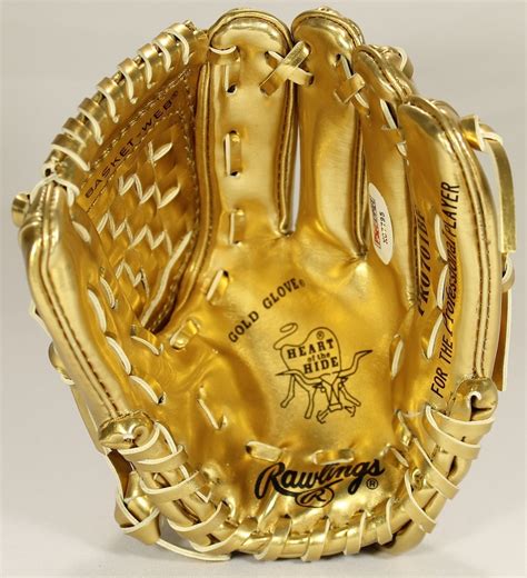Bob Gibson Signed Rawlings Gold Glove Mini Baseball Glove Psa Coa