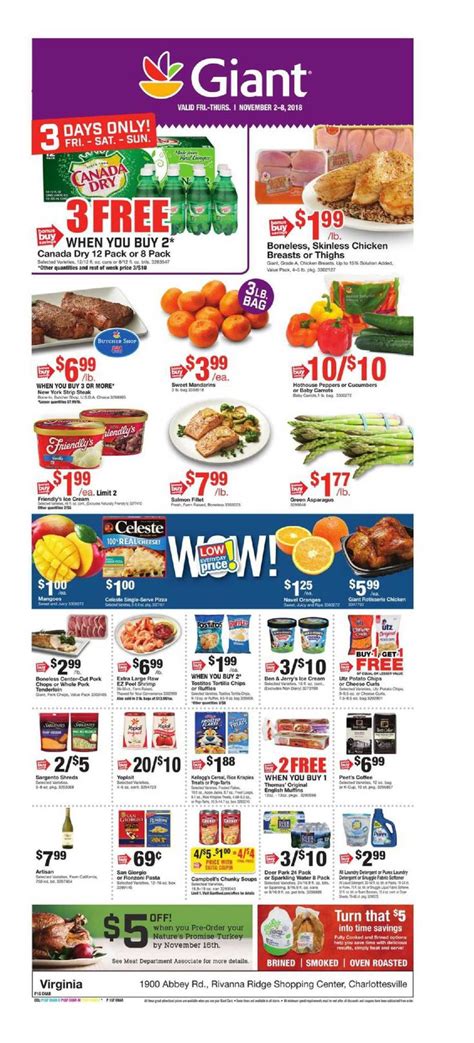 As of july 16th, 2021, we have 167 free coupons available for your card. Giant Food Weekly Circular Flyer Apr 9 - Apr 15, 2021 ...
