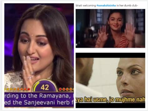 Sonakshi Sinha Mercilessly Trolled Sonakshi Fails To Answer Ramayan Related Question On Kbc 11