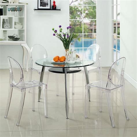 See more ideas about dining chairs, ghost chair, ghost chairs. Set of 4 Victoria Style Ghost Dining Chair Clear Color