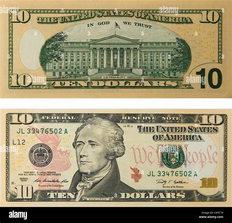 10 Dollar Bill Nota Bills Nota De Dólares Fotografía De Stock Alamy