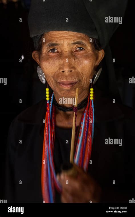 Woman Of The Ann Tribe Near Kyaing Tong Golden Triangle Myanmar