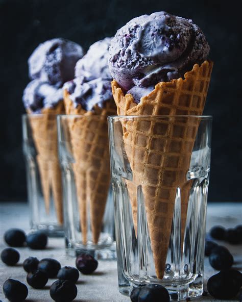 Blueberry Lavender Ice Cream By Breadandbasil Quick And Easy Recipe