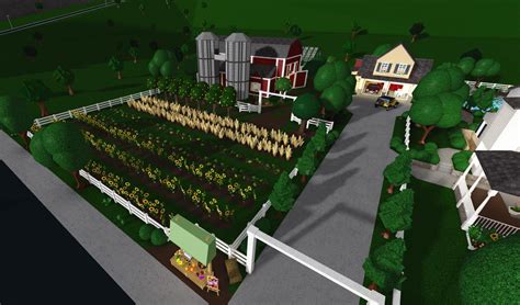Roblox Bloxburg House Builds Farm