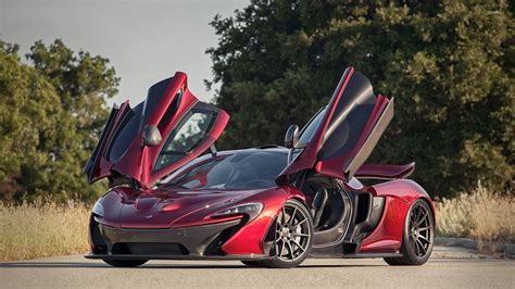 Mclaren P1 Doors And Custom Size · Tarocco Orange Mclaren P1