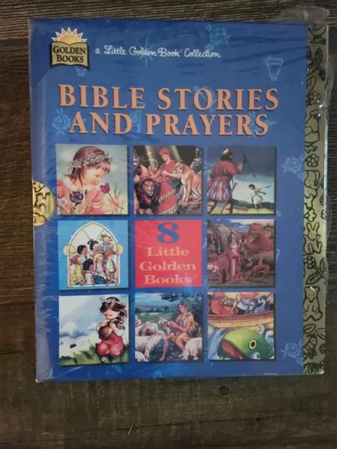 Vintage Little Golden Books Set New Bible Stories And Prayers 1899