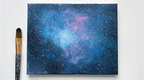 Easy Acrylic Painting For Beginners Galaxy Galaxy Painting Tutorial